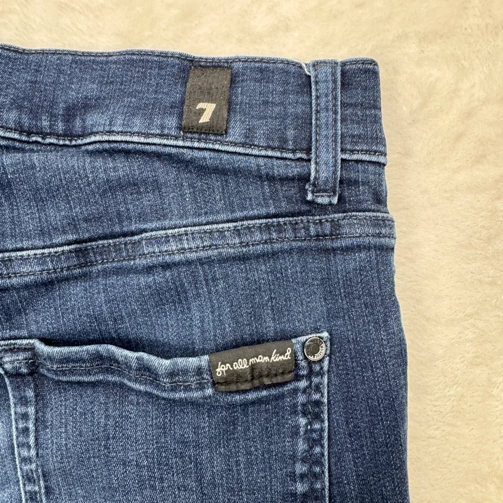 7 For All Mankind Jeans Mens 30 Dark Blue Slimmy Tapered Luxe Performance Plus